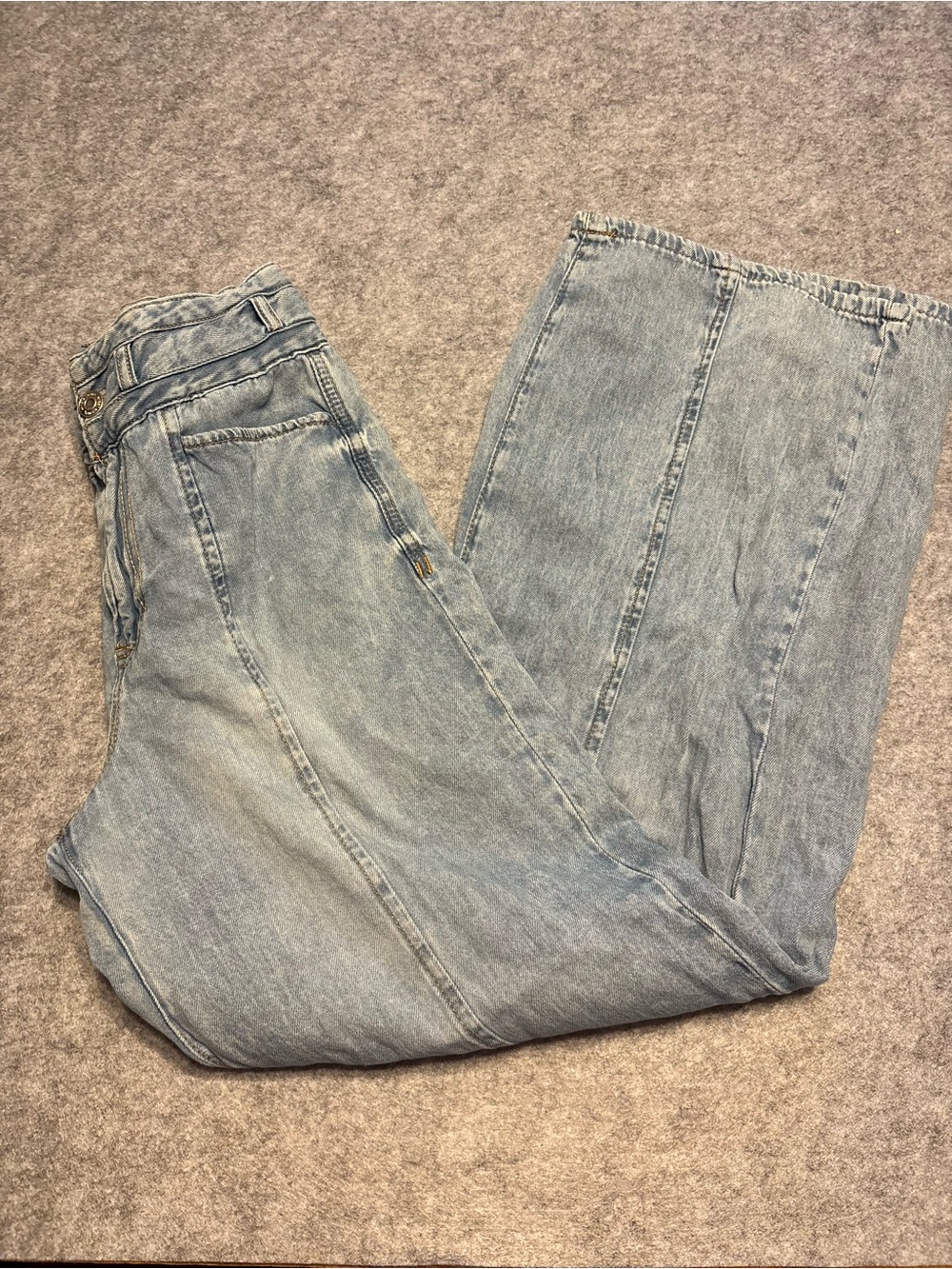 Kensie Light Blue Straight Leg Jeans
